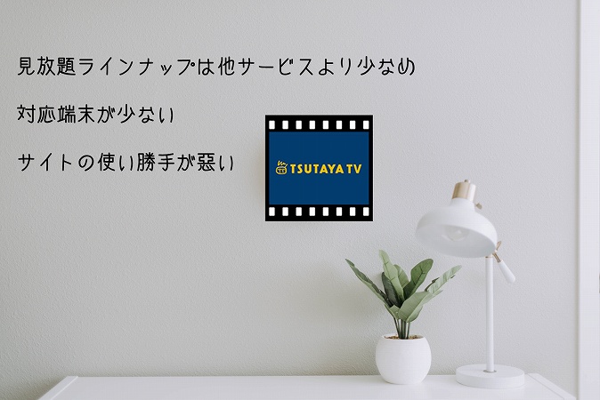 見放題ラインナップは他サービスより少なめ対応端末が少ないサイトの使い勝手が悪い